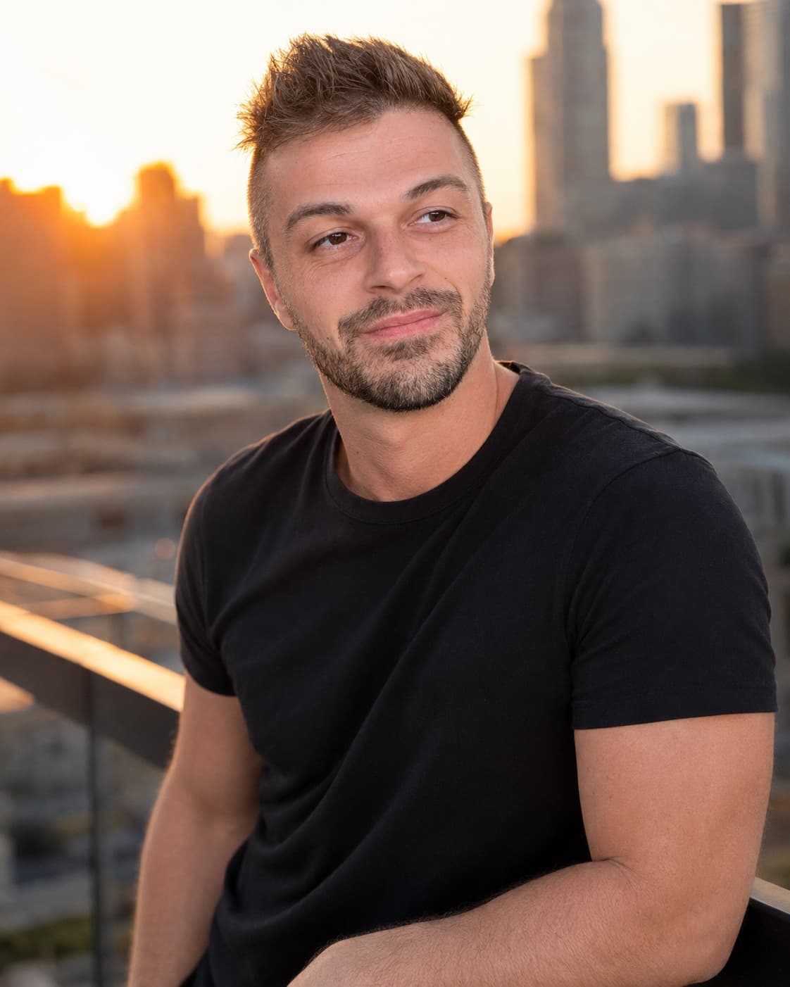 Toli in a candid outdoor portrait